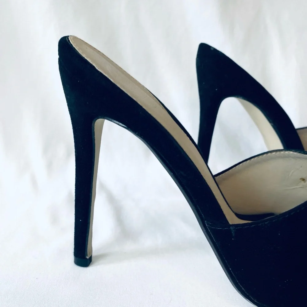 Tony Bianca “style” black‎ heels sz 8